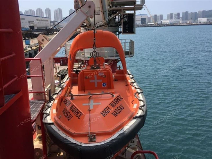 China Rescue Boat And Lifeboat Gravity Davit System