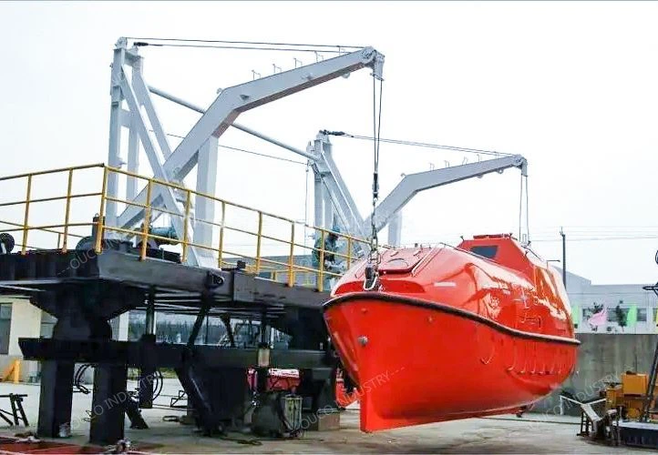 China Rescue Boat And Lifeboat Gravity Davit System